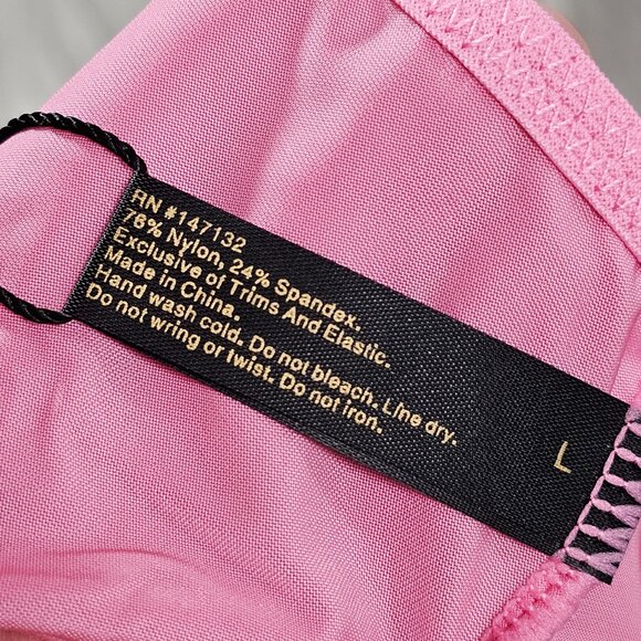 House of Desire Liquid Satin Hipster Panties, Bubblegum Pink, Size M - Picture 3 of 3